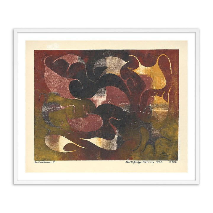 Wall Art Experminet Ii By Pepi Sprohge - 40"X33.5" - White Maple