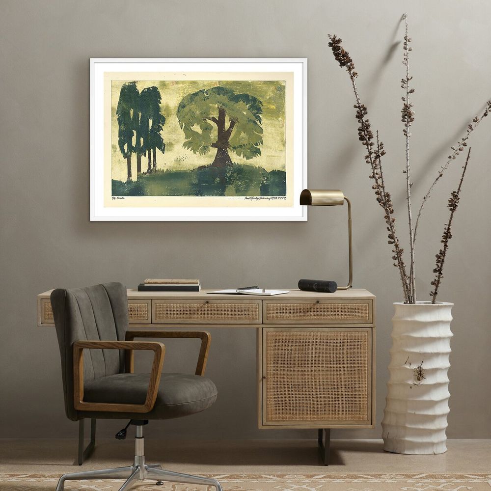 Wall Art Silva By Pepi Sprohge - 40"X30" - White Maple