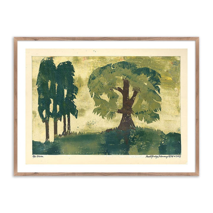 Wall Art Silva By Pepi Sprohge - 40"X30" - Rustic Walnut