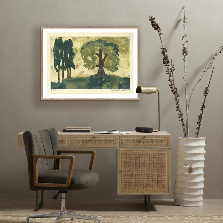 Wall Art Silva By Pepi Sprohge - 40"X30" - Rustic Walnut
