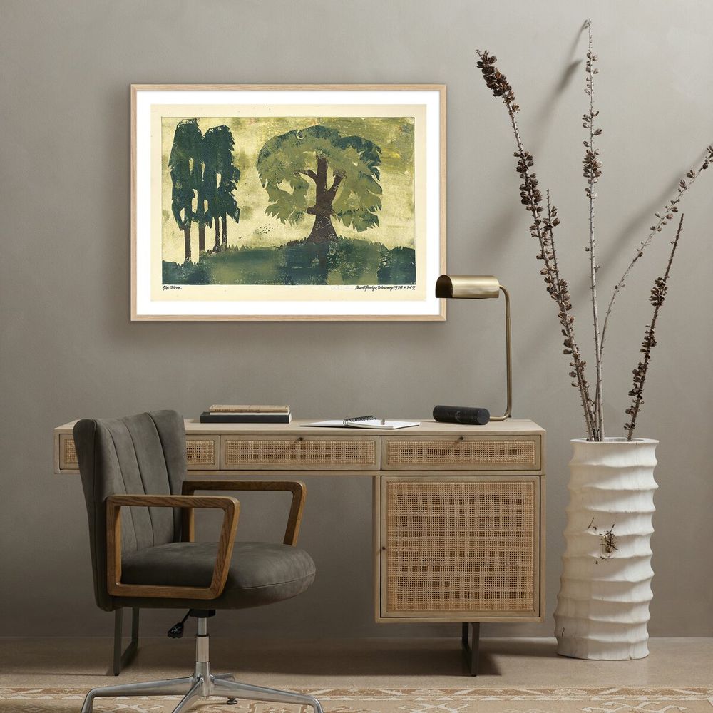 Wall Art Silva By Pepi Sprohge - 40"X30" - White Oak