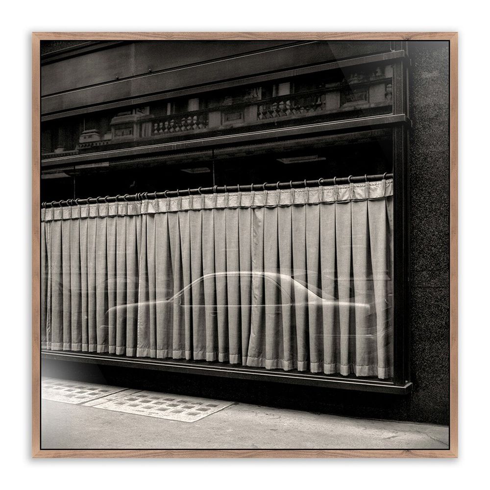 Wall Art Cecconis By Guy Sargent - 32"X32" - Rustic Walnut - Framed Metal
