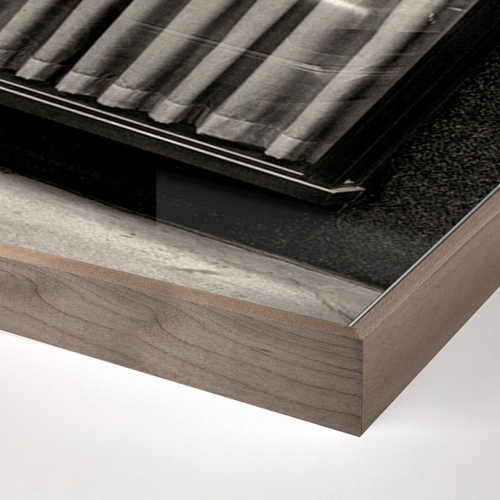 Wall Art Cecconis By Guy Sargent - 40"X40" - Rustic Walnut - Framed Metal