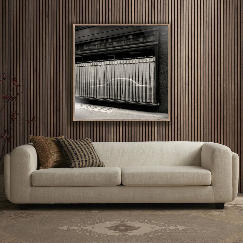 Wall Art Cecconis By Guy Sargent - 40"X40" - Rustic Walnut - Framed Metal
