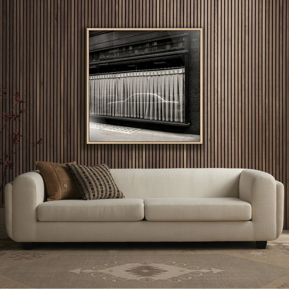 Wall Art Cecconis By Guy Sargent - 40"X40" - White Oak - Framed Metal