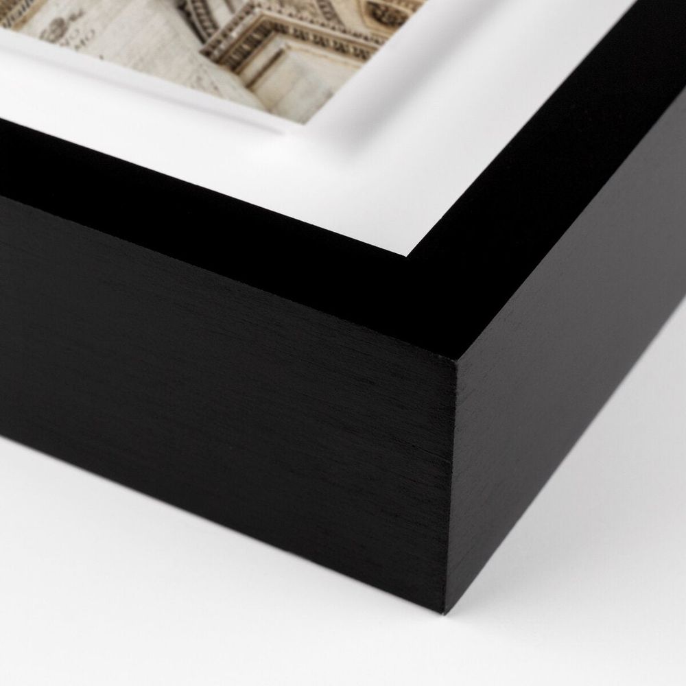 Wall Art Arc De Triumphe By Guy Sargent - 72"X48" - Black Maple - Framed Paper