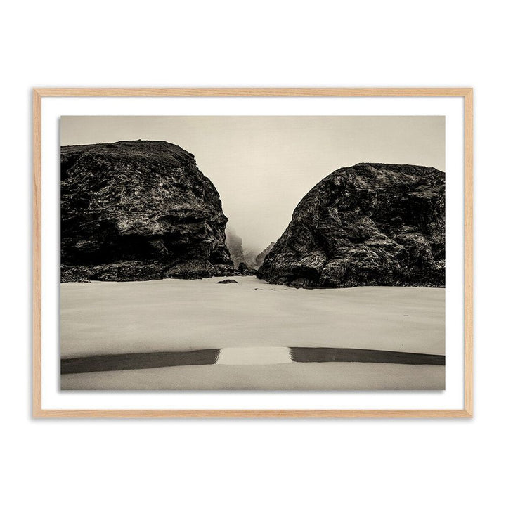 Wall Art Bedruthan Steps By Guy Sargent - 72"X48" - White Oak