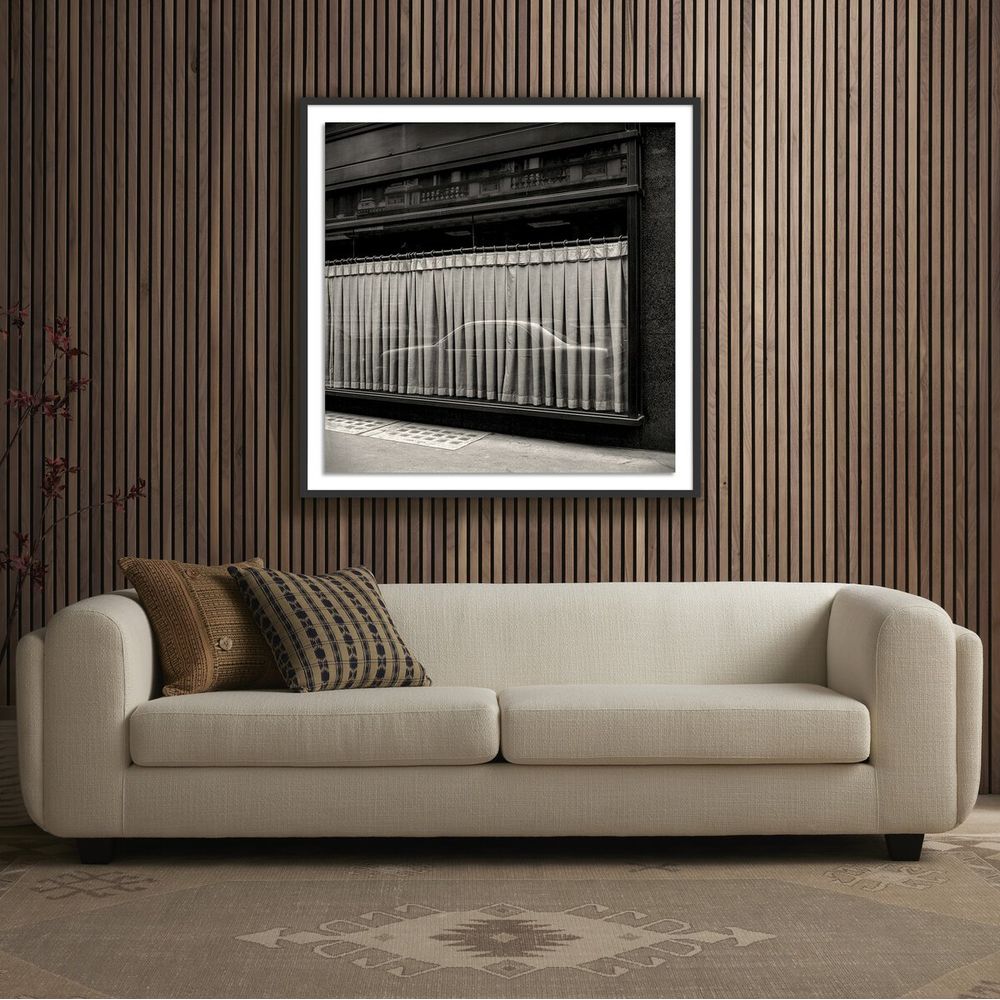 Wall Art Cecconis By Guy Sargent - 40"X40" - Black Maple - Framed Paper
