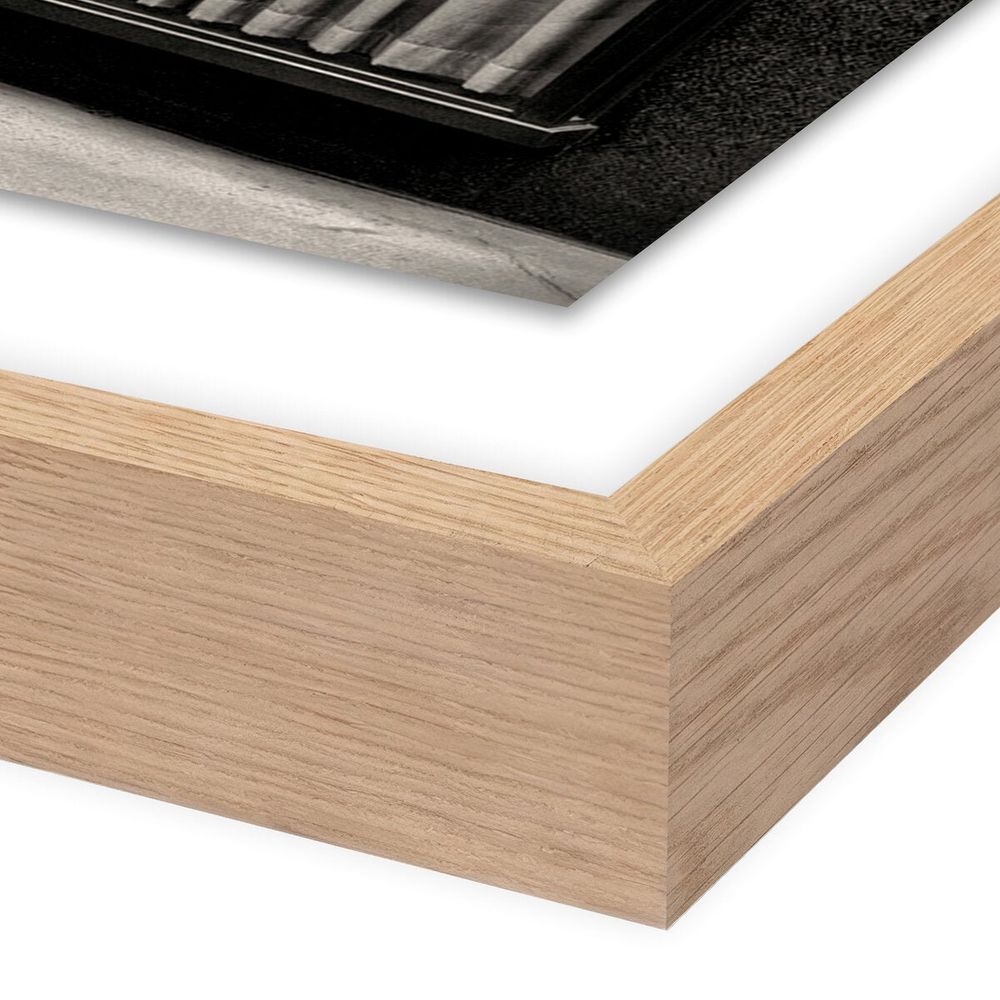 Wall Art Cecconis By Guy Sargent - 48"X48" - White Oak - Framed Paper