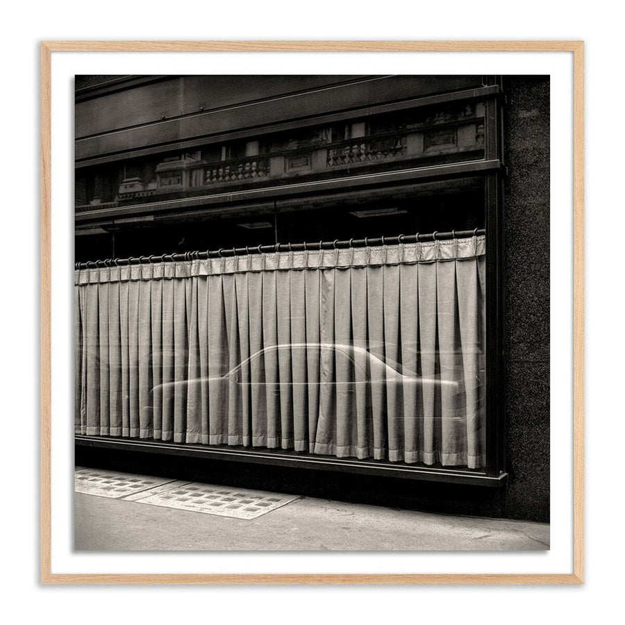 Wall Art Cecconis By Guy Sargent - 48"X48" - White Oak - Framed Paper