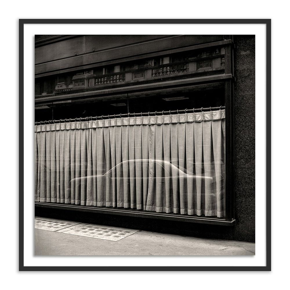 Wall Art Cecconis By Guy Sargent - 32"X32" - Black Maple - Framed Paper