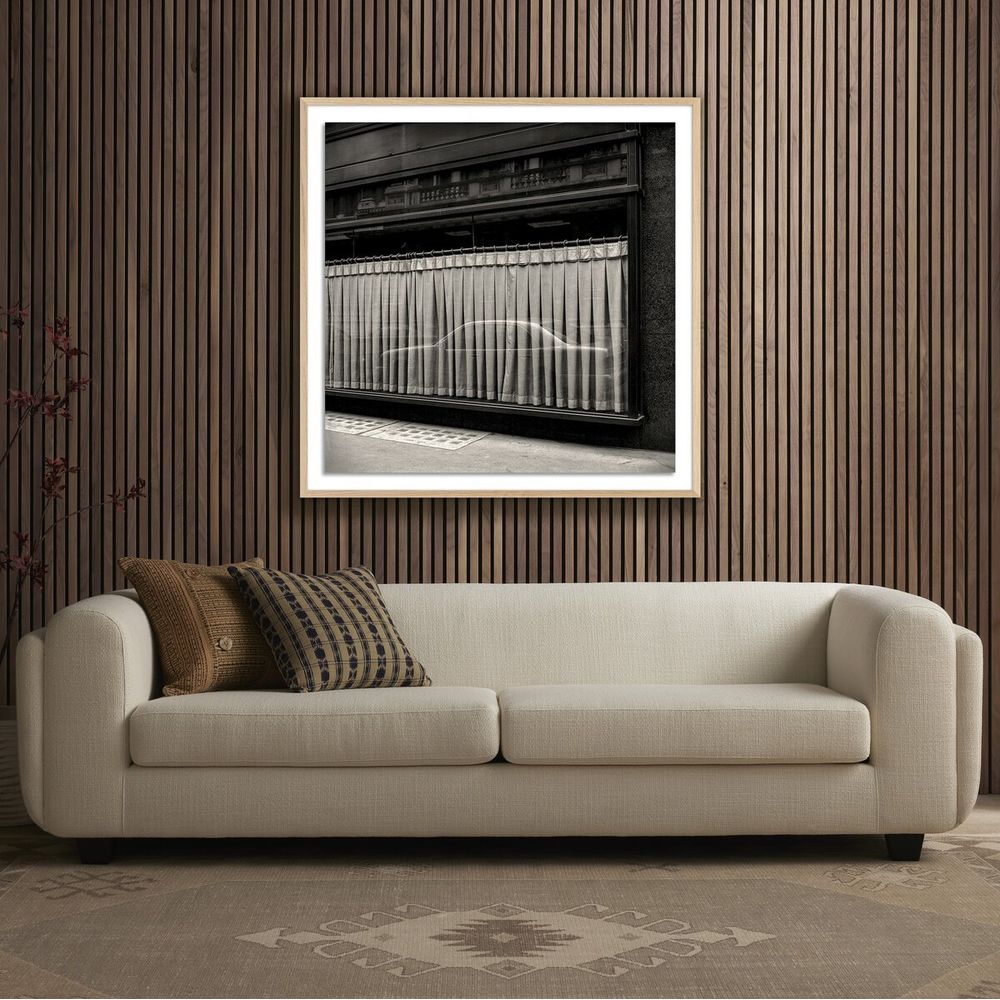 Wall Art Cecconis By Guy Sargent - 40"X40" - White Oak - Framed Paper