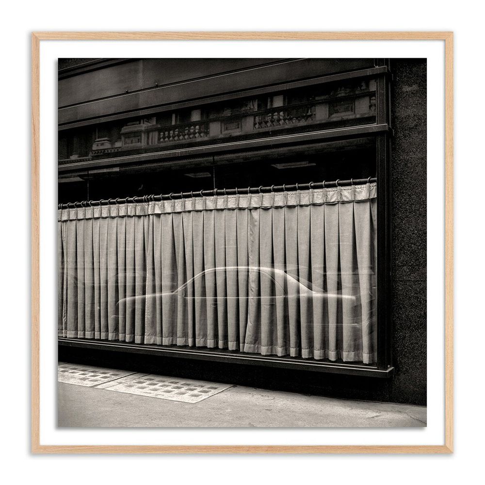 Wall Art Cecconis By Guy Sargent - 32"X32" - White Oak - Framed Paper