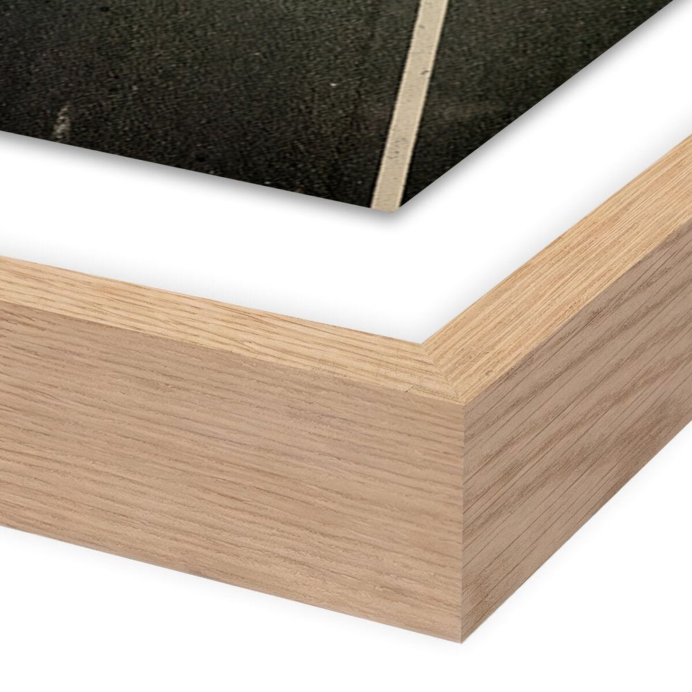 Wall Art The Road - Caen By Guy Sargent - 30"X40" - White Oak