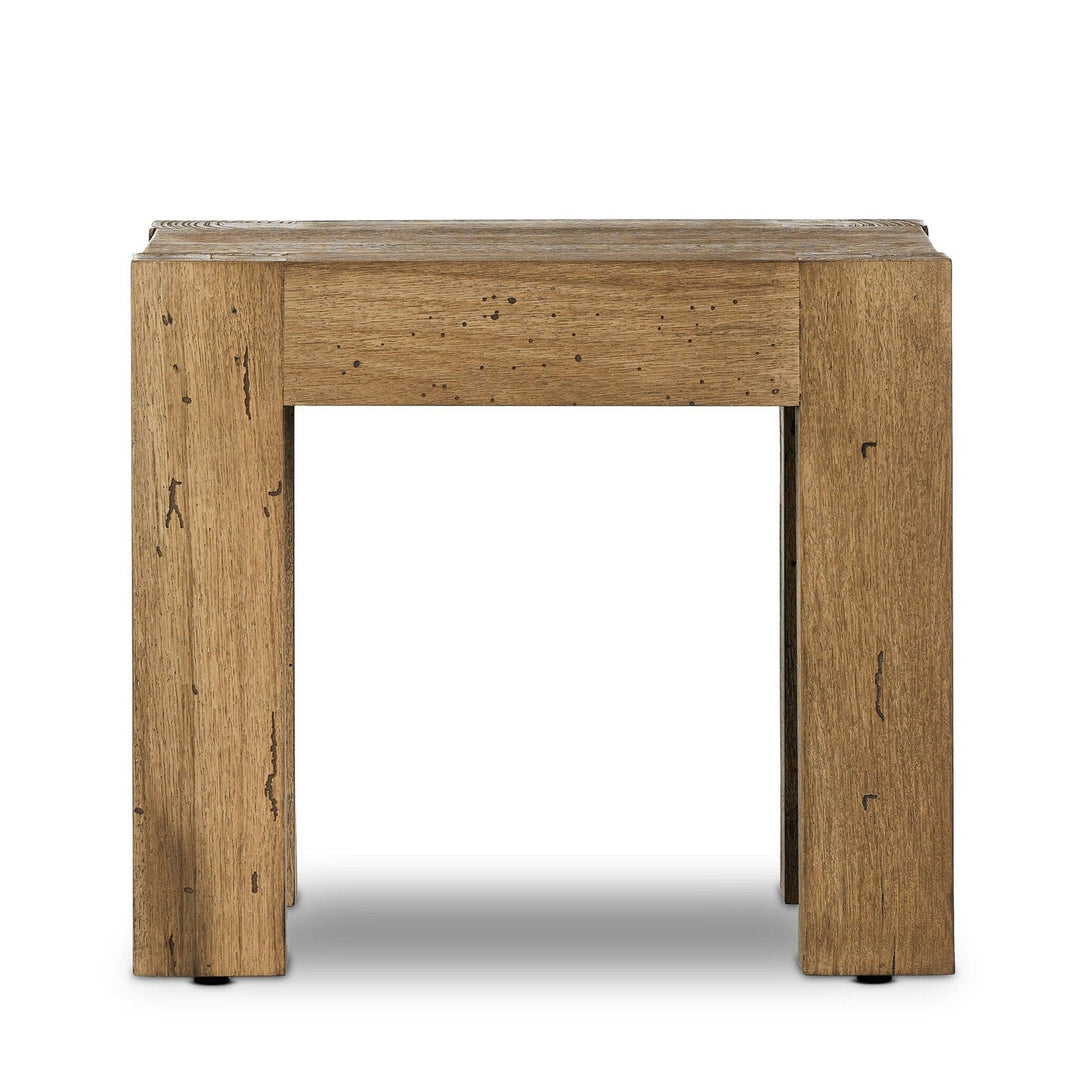 Weston End Table - Rustic Wormwood Oak