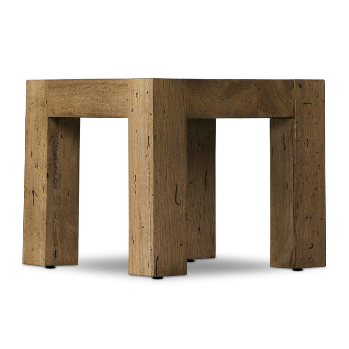 Weston End Table - Rustic Wormwood Oak