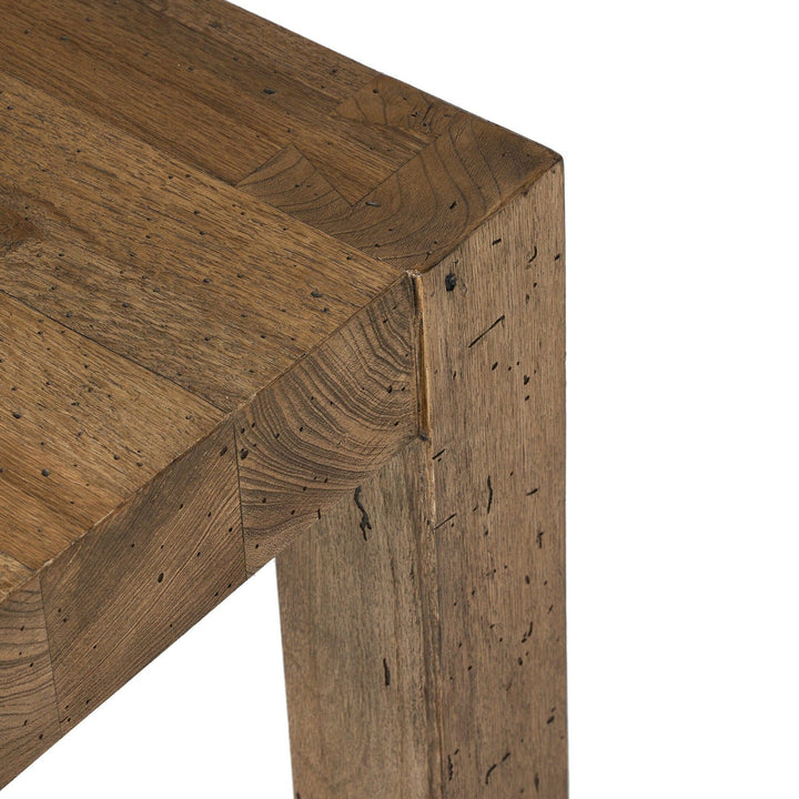 Weston End Table - Rustic Wormwood Oak