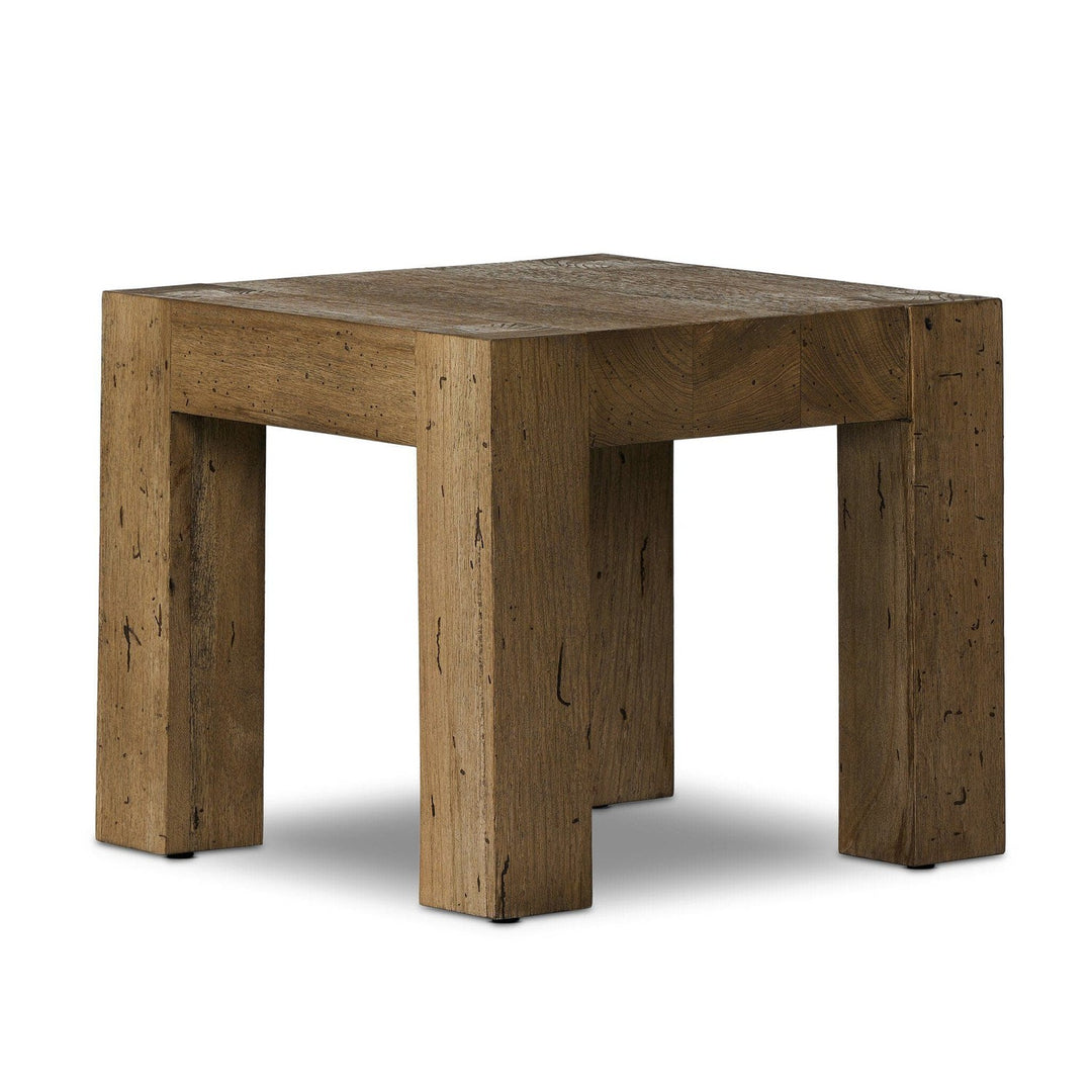 Weston End Table - Rustic Wormwood Oak