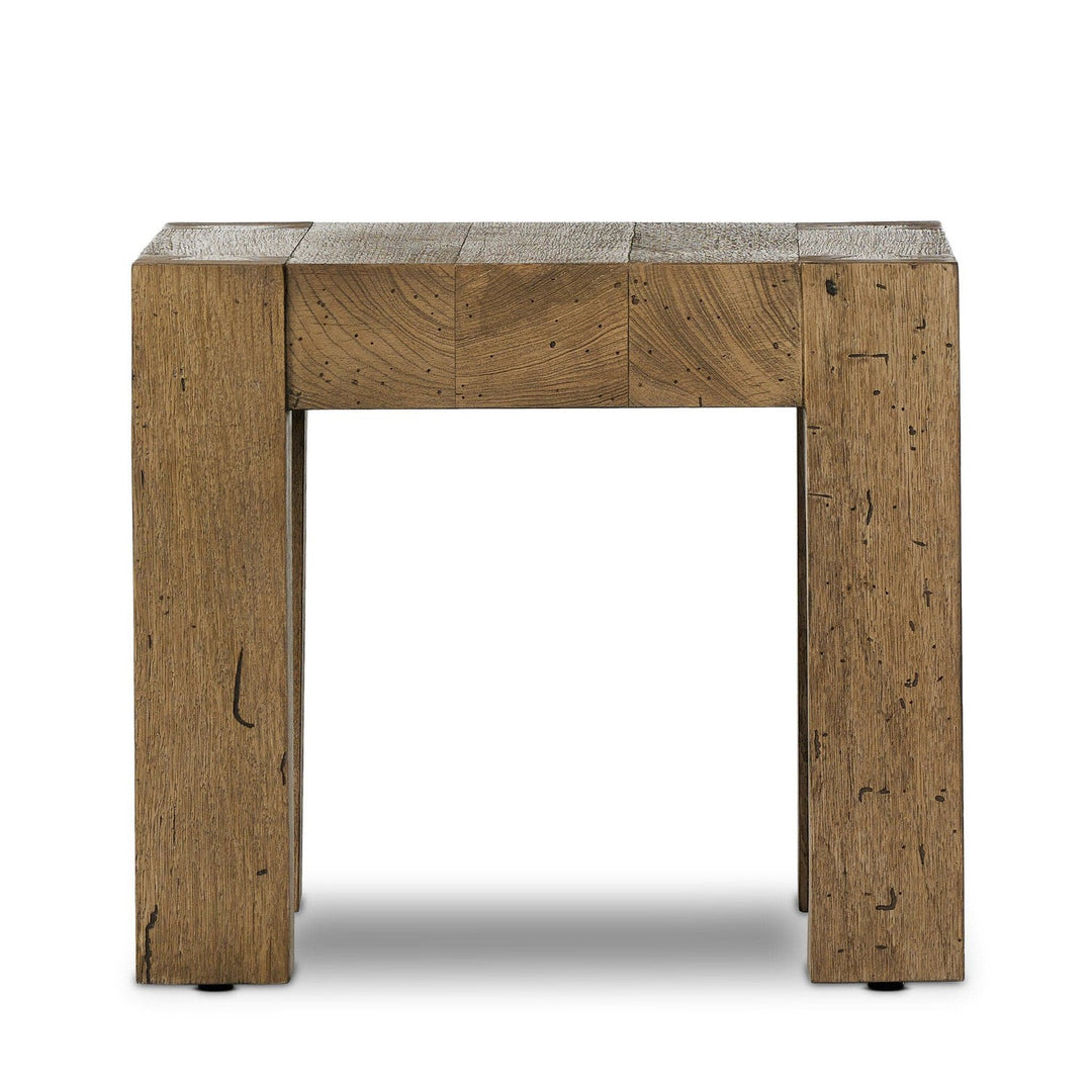 Weston End Table - Rustic Wormwood Oak