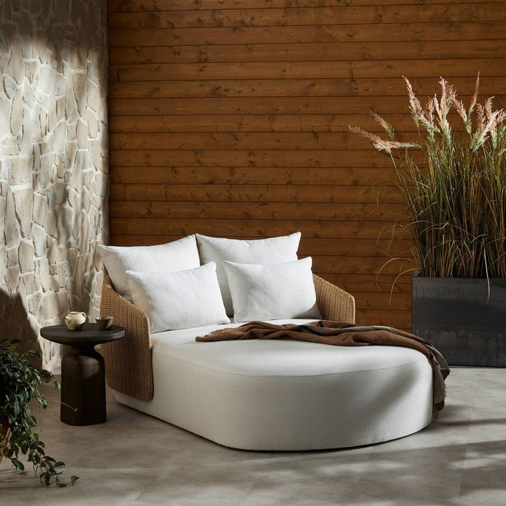 Outdoor Chaise & Sun Loungers Maven Outdoor Double Chaise - Faux Hyacinth