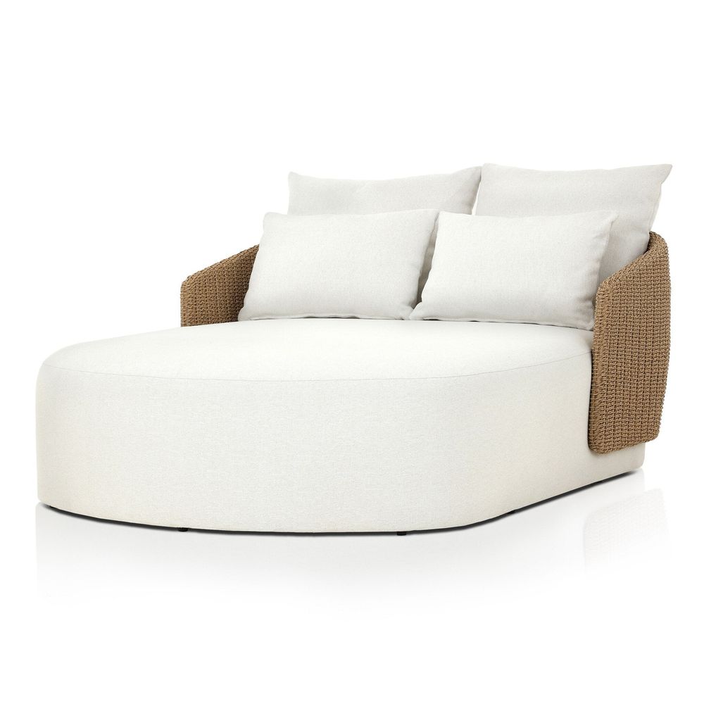 Outdoor Chaise & Sun Loungers Maven Outdoor Double Chaise - Faux Hyacinth
