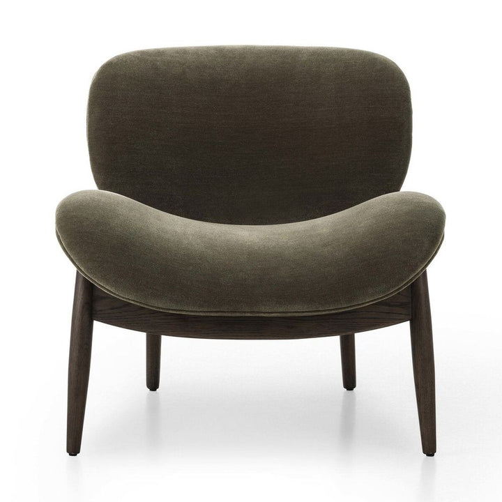 Lounge Chairs Celine Chair: Monte Olive - Sienna Brown