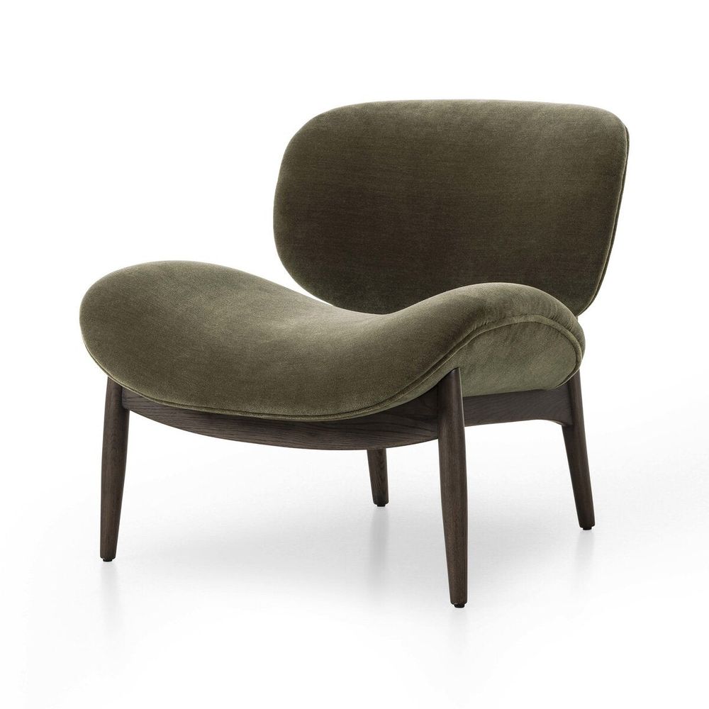 Lounge Chairs Celine Chair: Monte Olive - Sienna Brown
