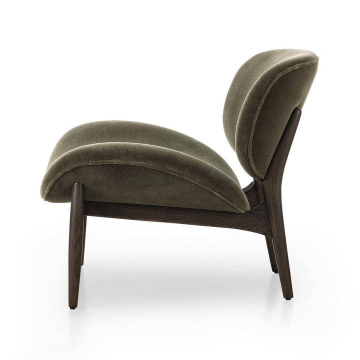 Lounge Chairs Celine Chair: Monte Olive - Sienna Brown