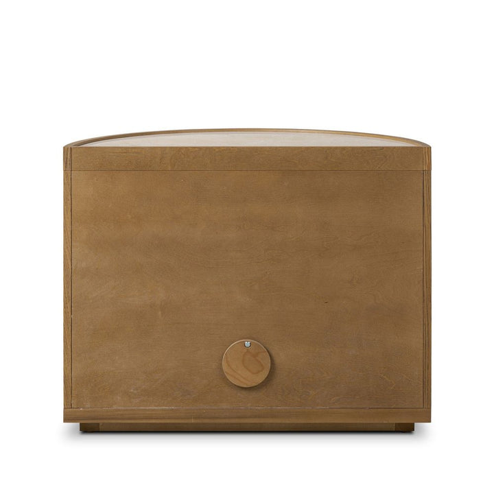 Ashton Nightstand - Cream Marble