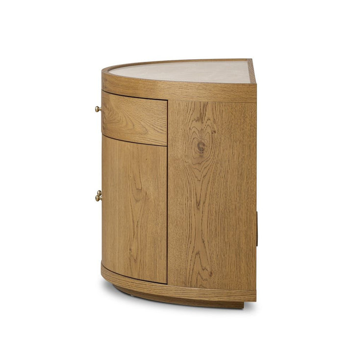 Nightstands Ashton Nightstand - Cream Marble