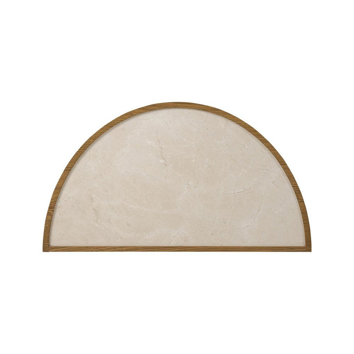 Ashton Nightstand - Cream Marble