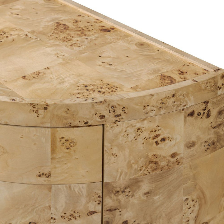 Ashton Nightstand - Natural Poplar Burl