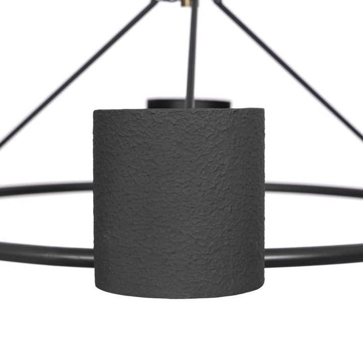 Maurice Chandelier - Antiqued Iron