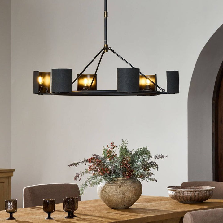 Chandeliers Maurice Chandelier - Antiqued Iron