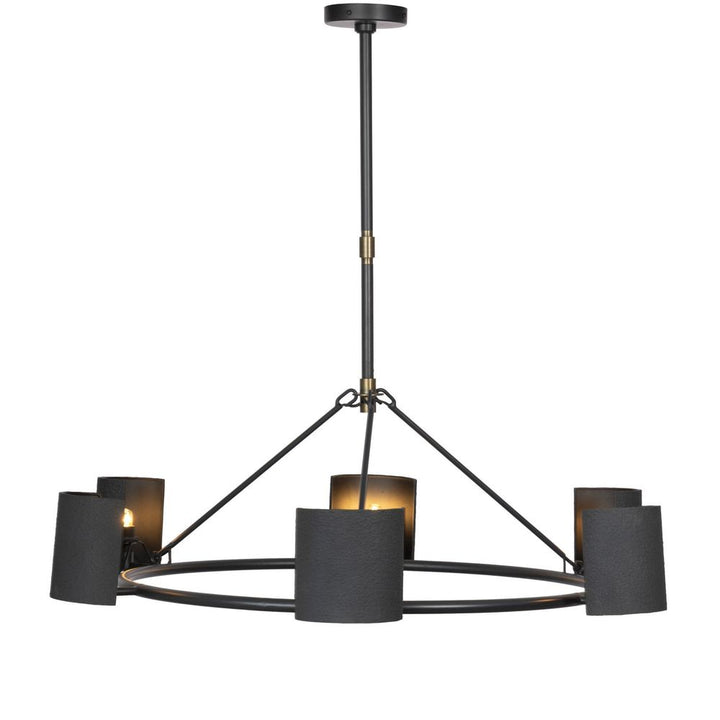 Maurice Chandelier - Antiqued Iron