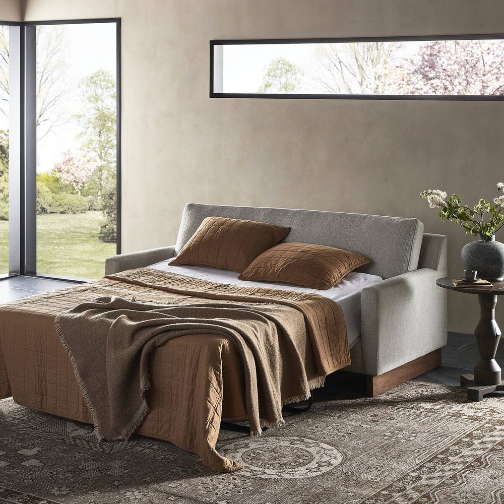 Marquez Sleeper Sofa-76"-Alameda Snow-Queen