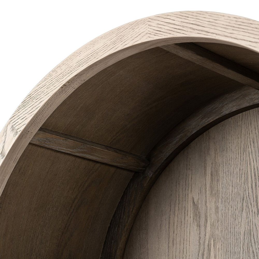 Tolle Bookcase: Rustic White Solid
