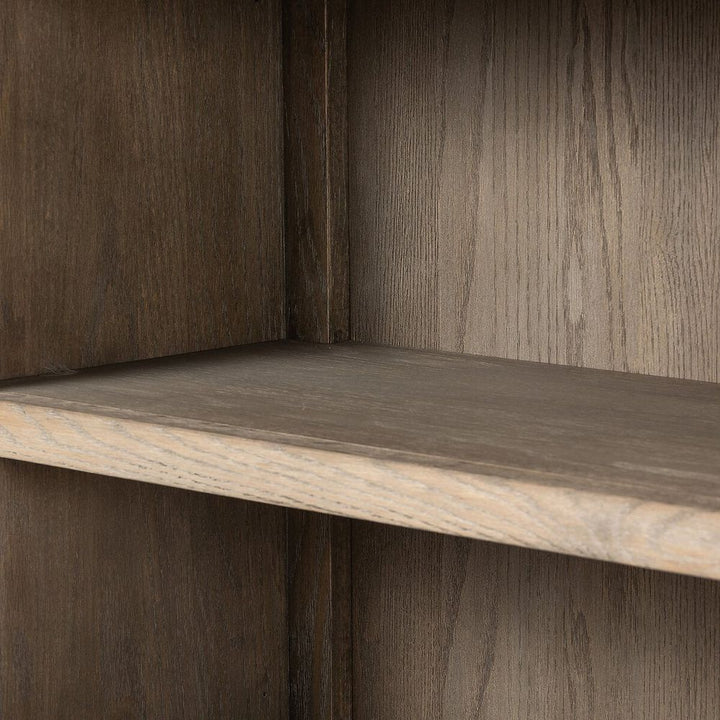 Tolle Bookcase: Rustic White Solid