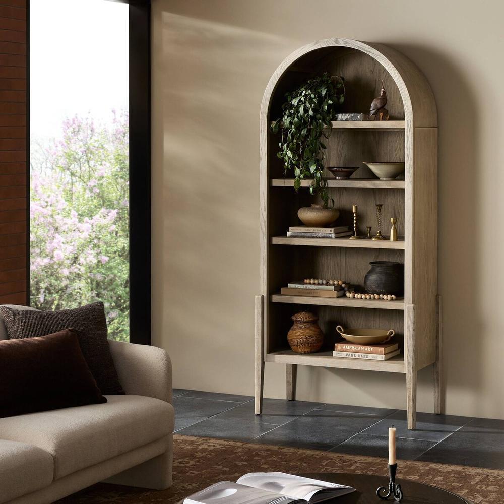 Bookcases & Etageres Tolle Bookcase: Rustic White Solid