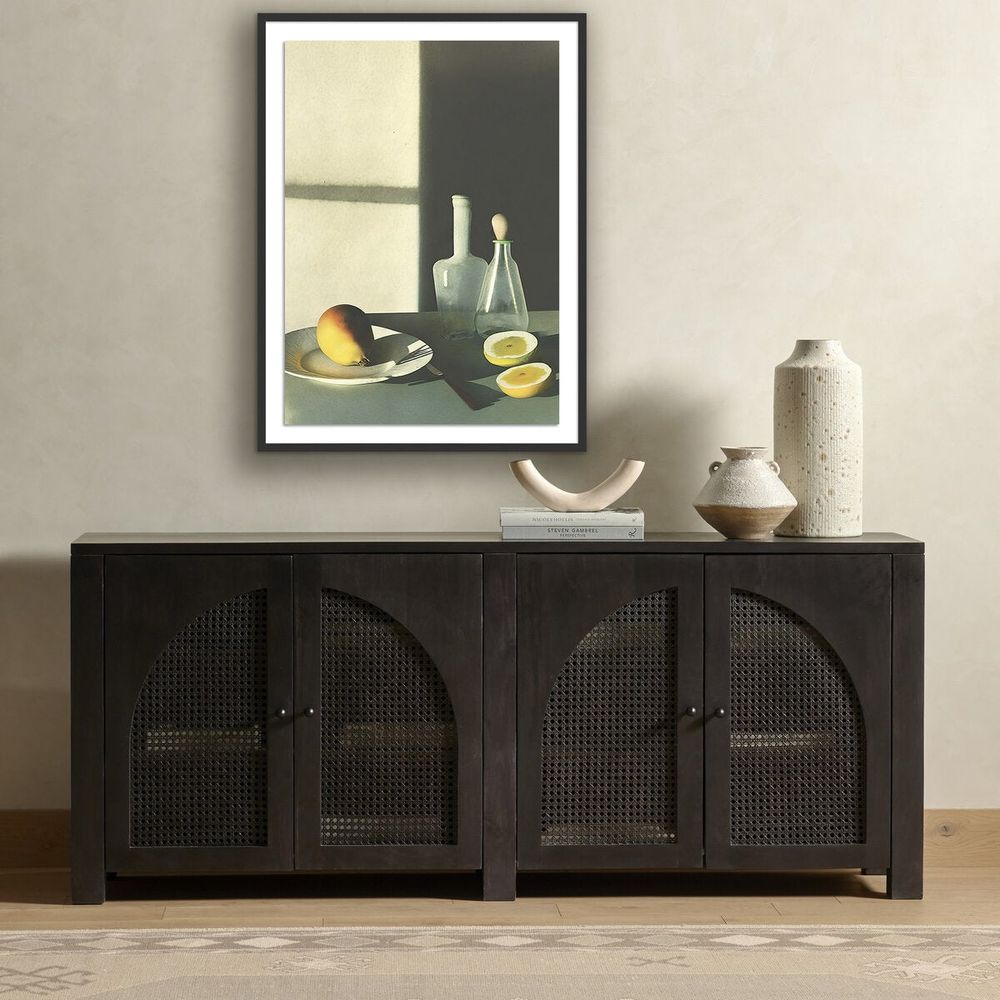Wall Art Fruits I By Coup D'Esprit - 30"X40" - Black Maple