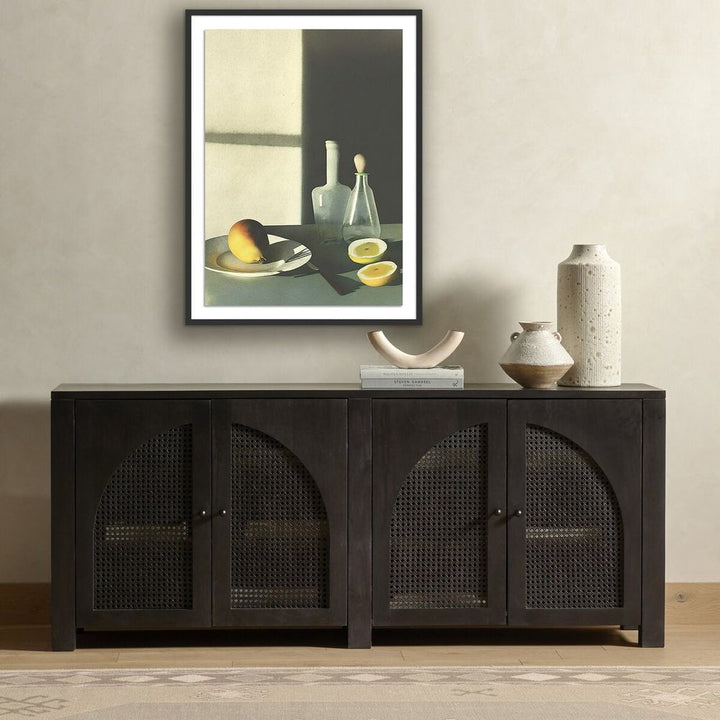 Wall Art Fruits I By Coup D'Esprit - 30"X40" - Black Maple