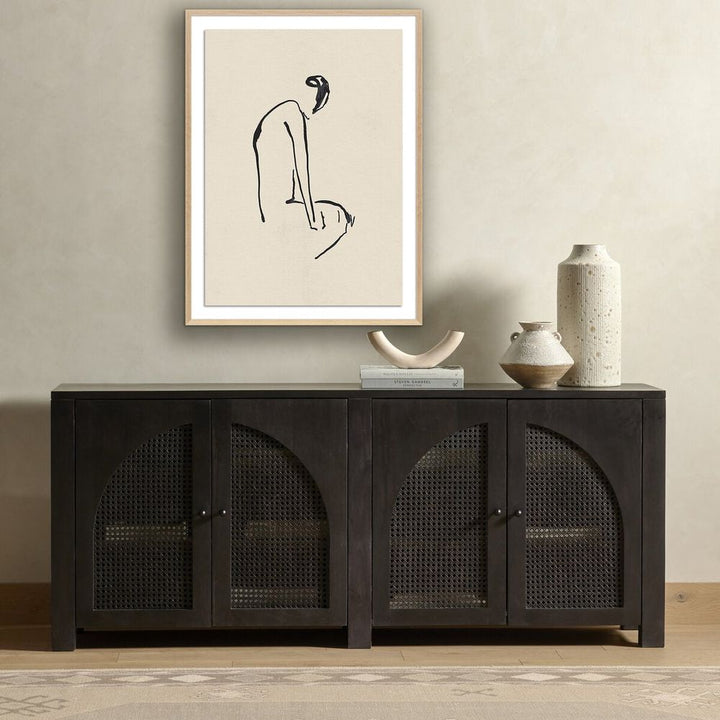 Wall Art Sad Moments Ii By Coup D'Esprit - 30"X40" - White Oak