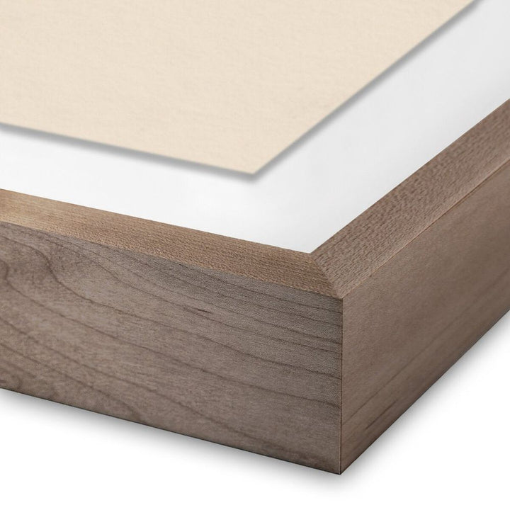 Wall Art Sad Moments Ii By Coup D'Esprit - 18"X24" - Rustic Walnut