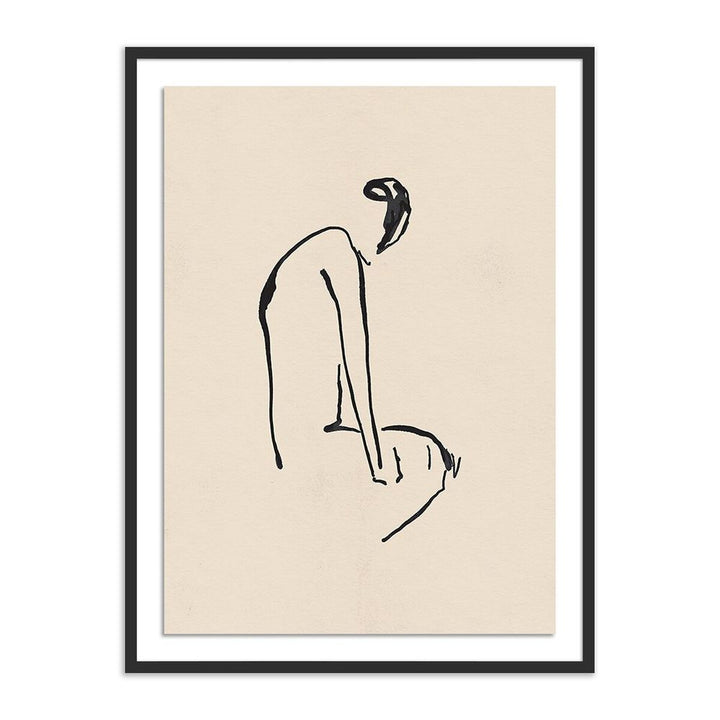 Wall Art Sad Moments Ii By Coup D'Esprit - 18"X24" - Black Maple