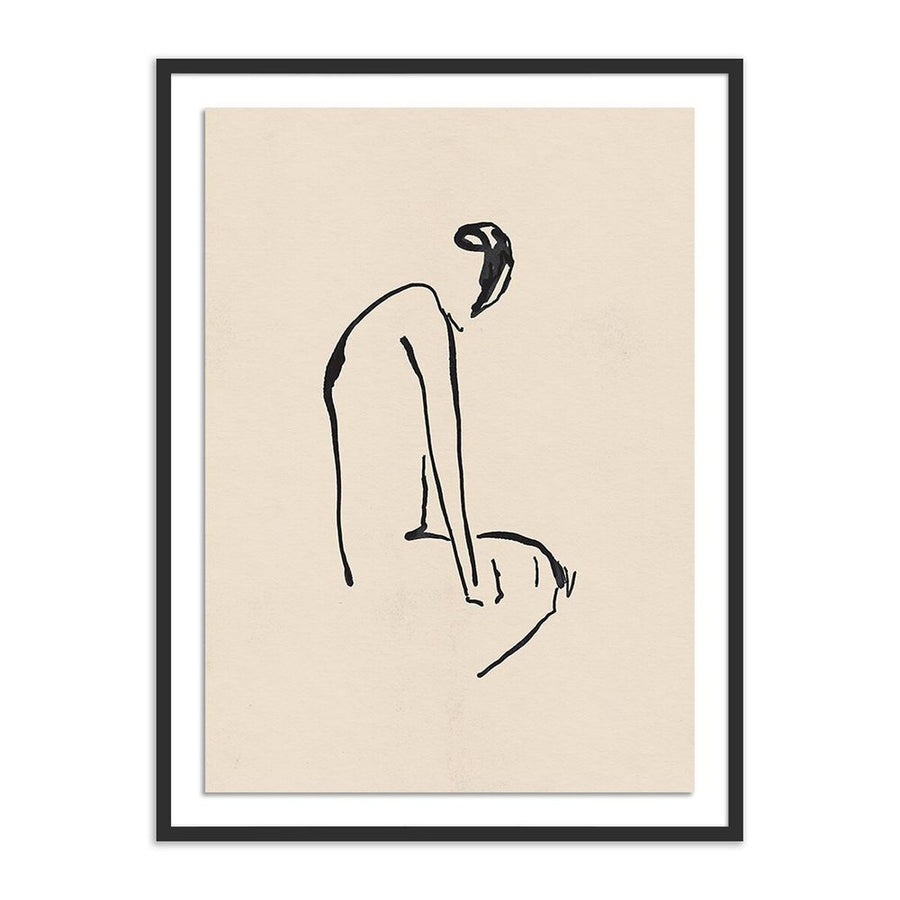 Wall Art Sad Moments Ii By Coup D'Esprit - 18"X24" - Black Maple