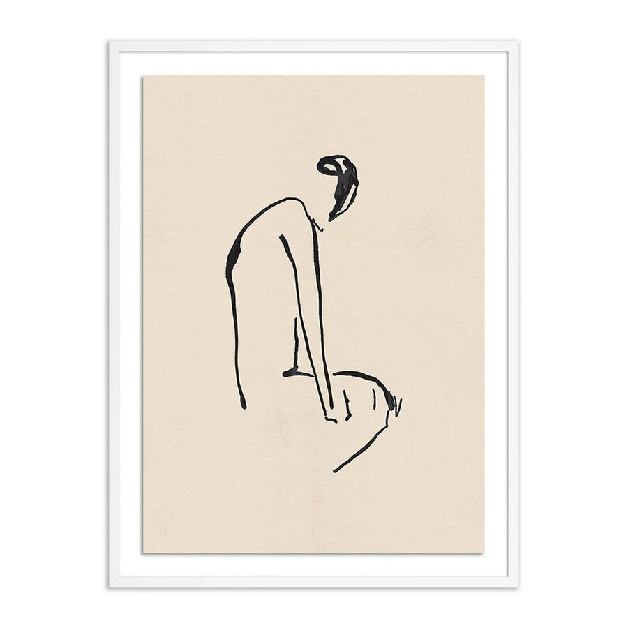 Wall Art Sad Moments Ii By Coup D'Esprit - 24"X32" - White Oak