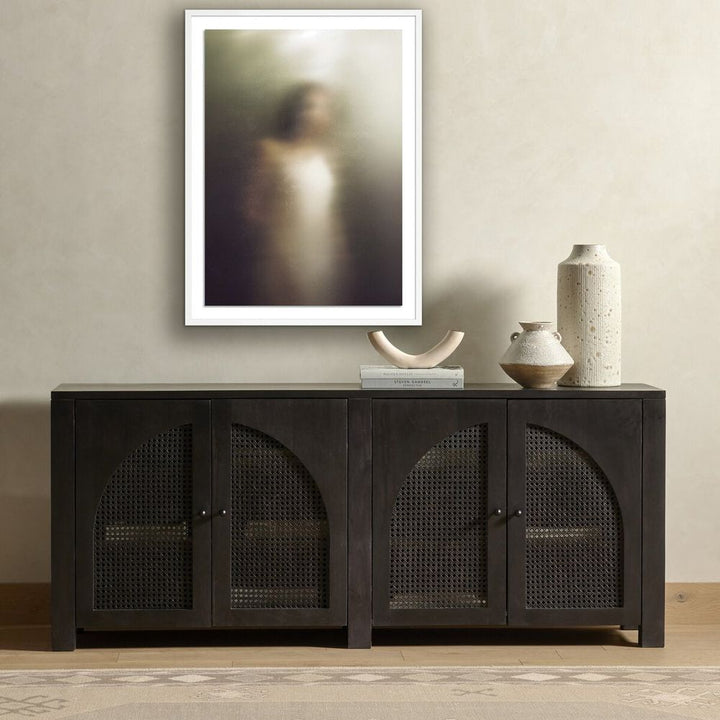 Wall Art Foggy Dream I By Coup D'Esprit - 30"X40" - White Maple - Framed Paper