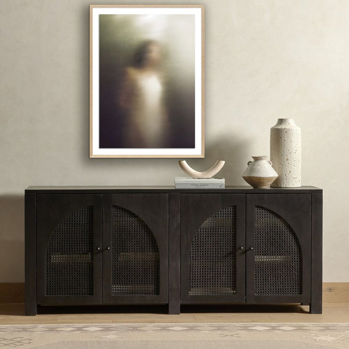 Wall Art Foggy Dream I By Coup D'Esprit - 30"X40" - White Oak - Framed Paper