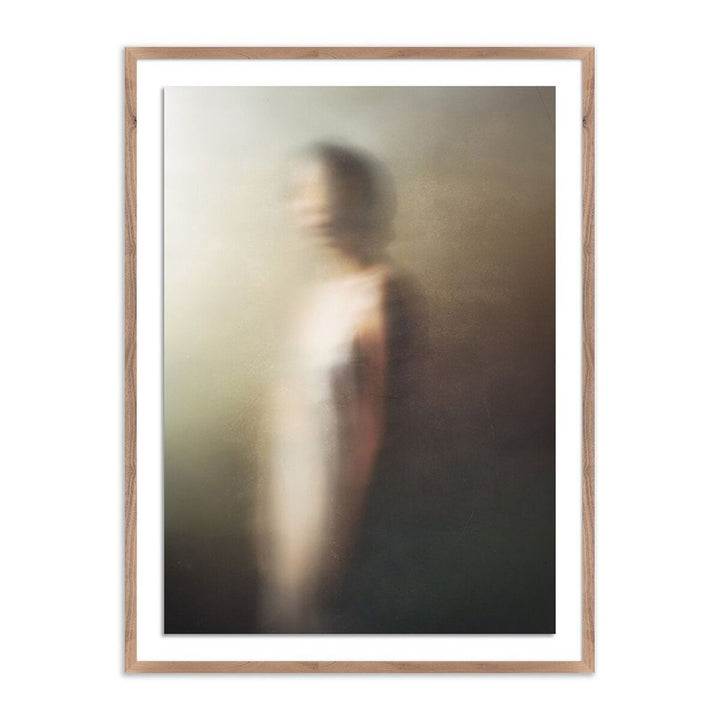 Wall Art Foggy Dream Ii By Coup D'Esprit - 36"X48" - Rustic Walnut - Framed Paper