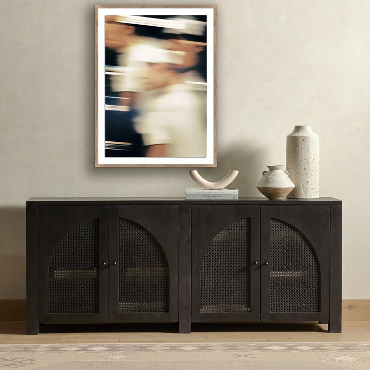 Wall Art Marine I By Coup D'Esprit - 30"X40" - Rustic Walnut - Framed Paper